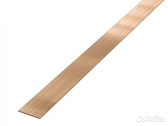 Молдинг плоский розовое золото матовый