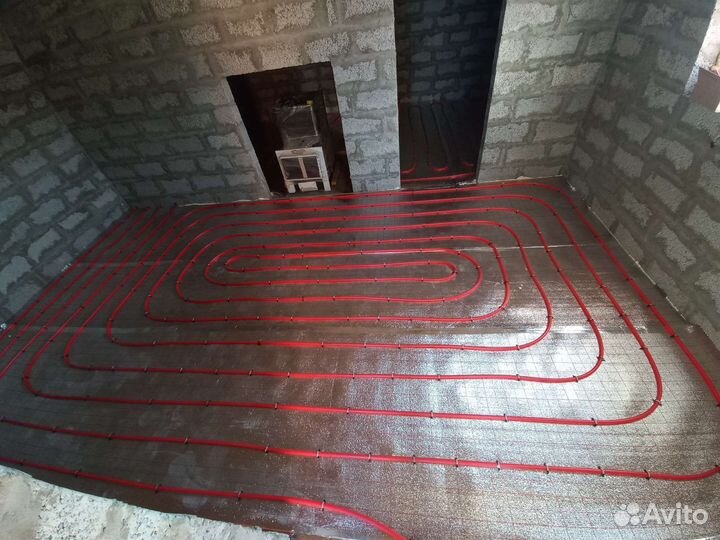 Монтаж систем отопления, водоснабжения, тёплый пол