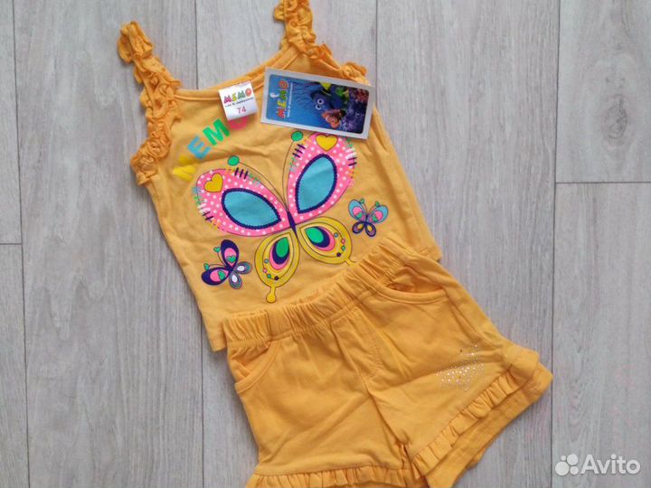 Костюм майка шорты Новые