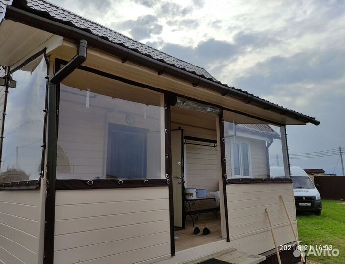 Мягкие окна для кафе летней веранды