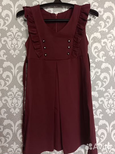 Школьная форма для девочки бордовая