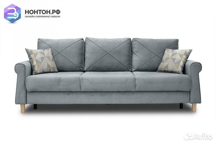 Диван тик-так Иветта серый