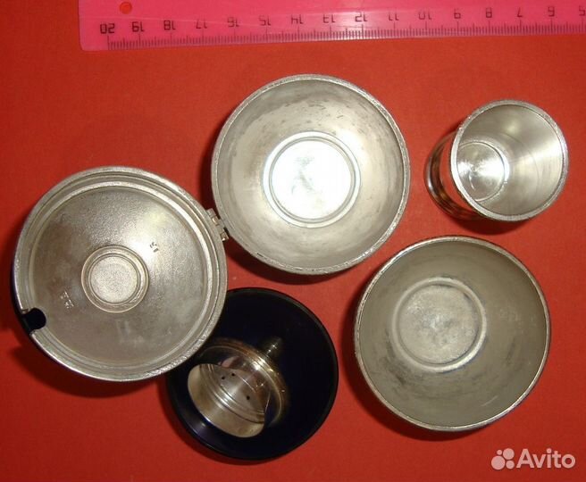 Серебряный набор для специй. Англия. 925 пр