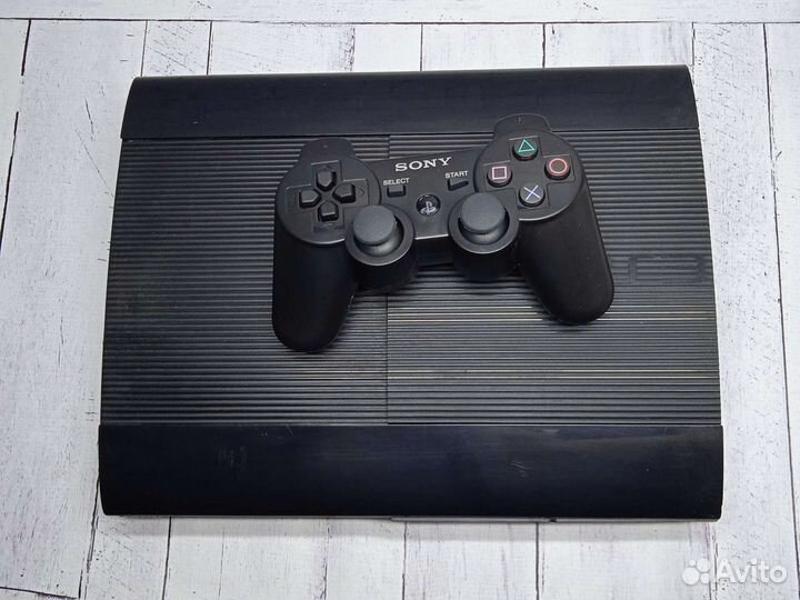 Sony ps3 super slim 500GB много игр