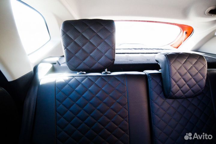 Чехлы из экокожи ромб Renault Kaptur 2021г