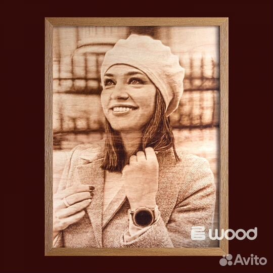 Выжигание портретов на дереве. Изготовления 1 день