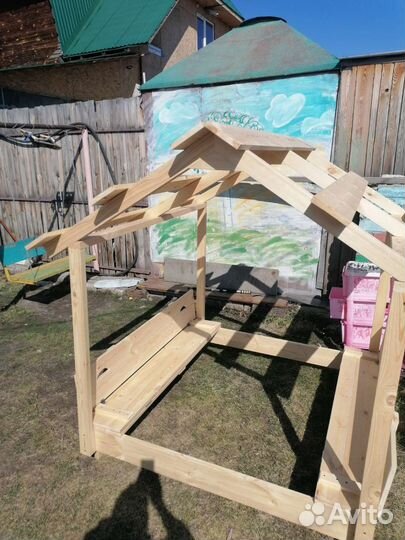 Детская песочница с крышкой