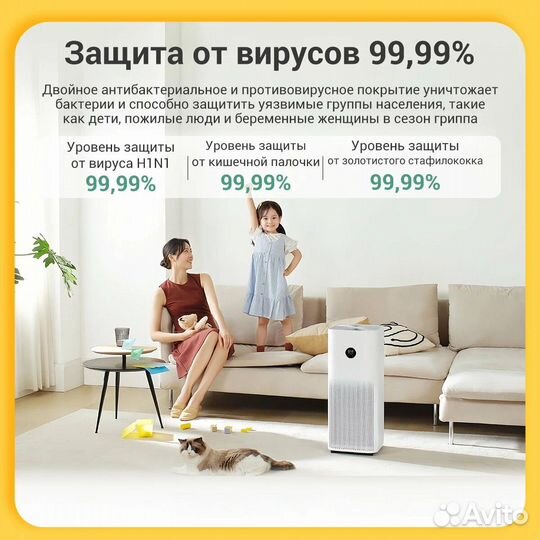 Очиститель воздуха Xiaomi Air SMART Purifier 4 Pro