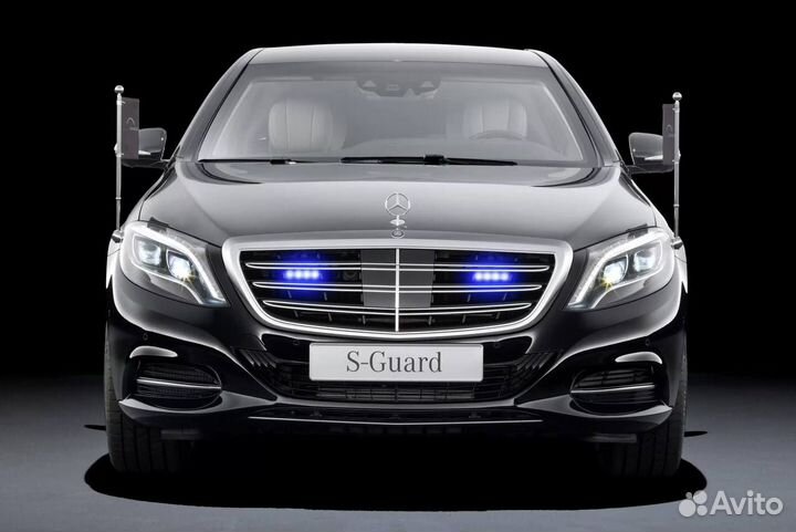 Диски литые 7 спиц на Бронированный Mercedes S600