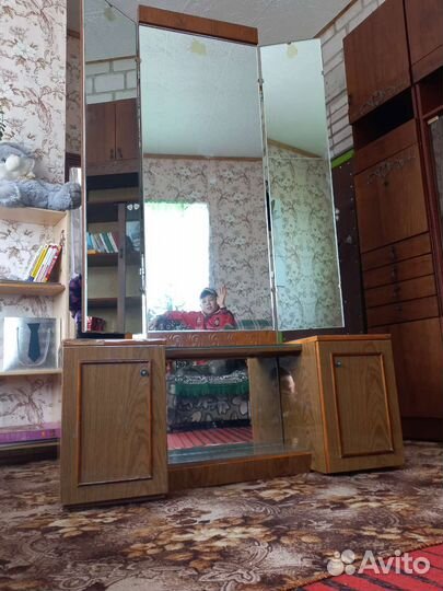 Зеркало трельяж бу