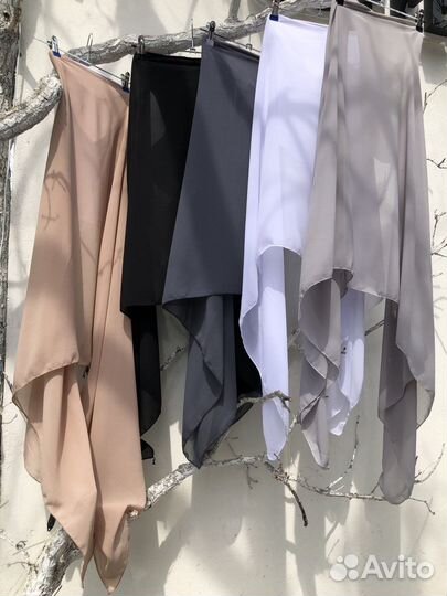 Шарф с пришитой бонькой