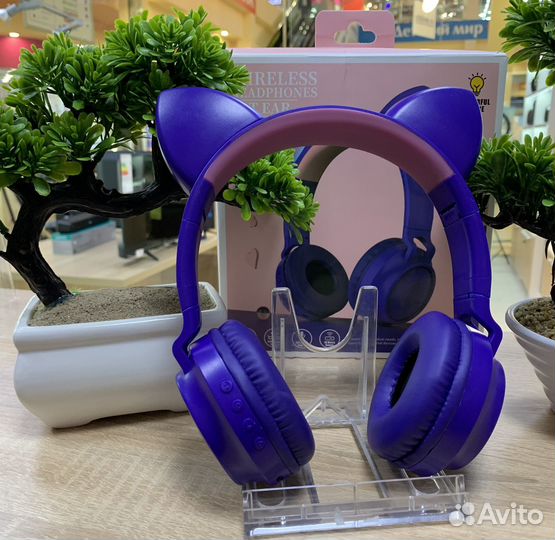 Беспроводные наушники с ушками (новые гарантия)