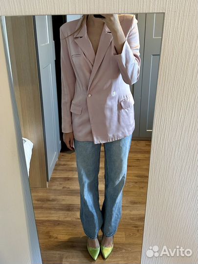 Жакет розовый