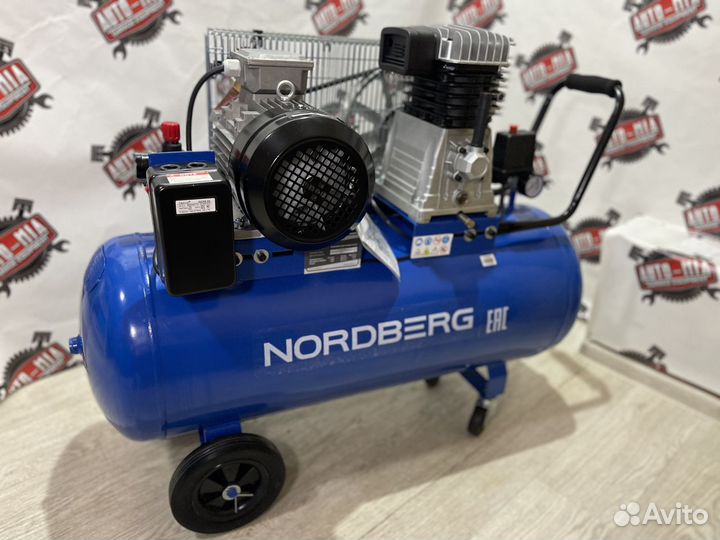 Компрессор поршневой 100 л