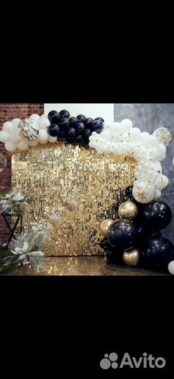 Аренда фотозона пайетки