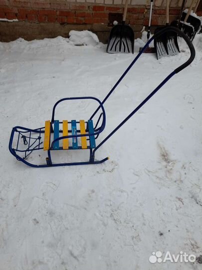 Детские зимние санки