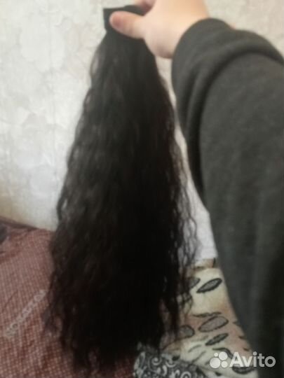 Волосы для наращивания. Шиньон-хвост