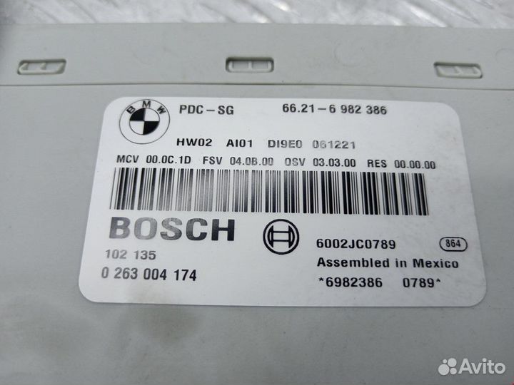 Блок управления парктрониками BMW 3 66216982386