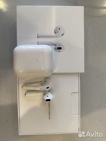 Беспроводные наушники apple airpods 2