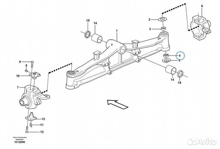 CA0123726 Подшипник шкворня сферический