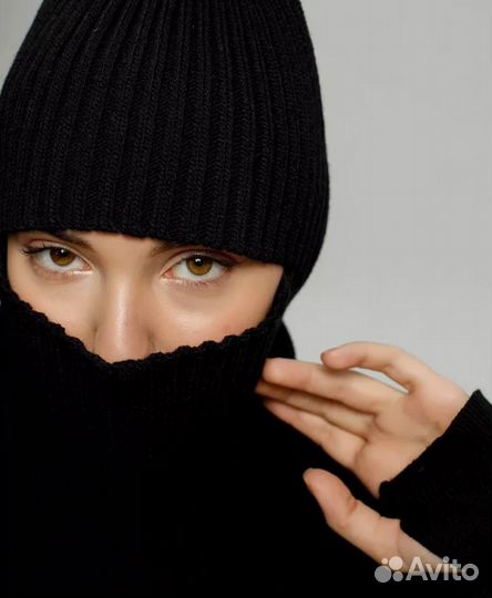 Шапка черная балаклава разные расцветки