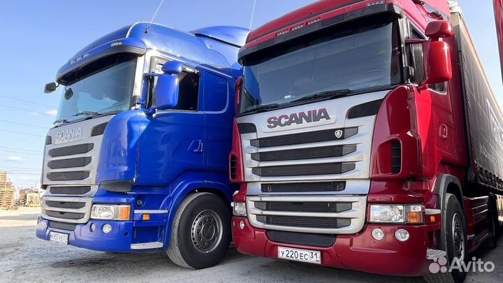 Scania R400 с полуприцепом, 2014