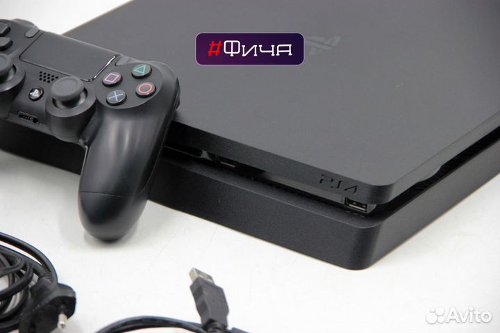 Playstation 4 Slim 500gb + Геймпад