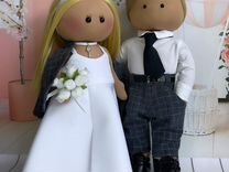 Куклы «жених и невеста» в подарок на свадьбу