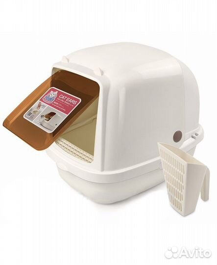 Кошачий туалет домик