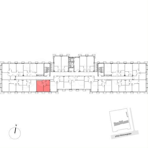 1-к. апартаменты, 32,5 м², 6/7 эт.