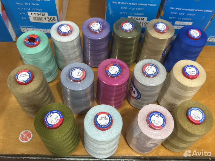 Нитки швейные