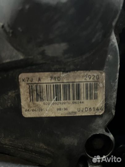 Renault sandero двигатель K7JA710