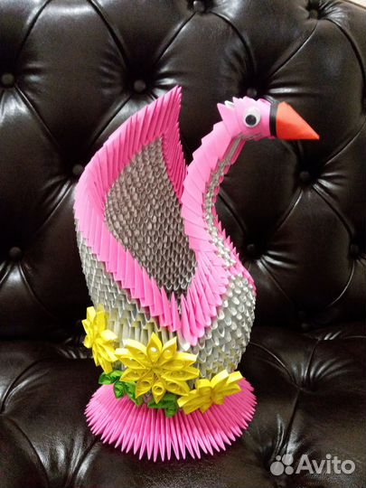 Поделка лебедь