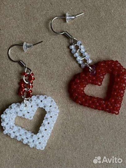 Серьги из бисера