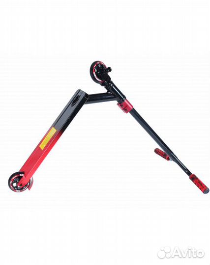 Трюковый самокат Ateox Vice 2023 черный/красный