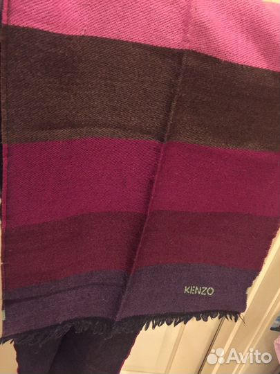 Мужской шарф kenzo с кашемиром
