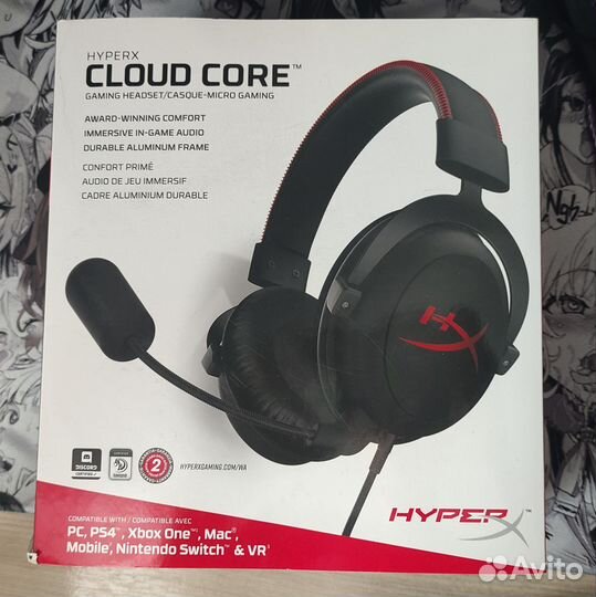 Наушники hyperx cloud core