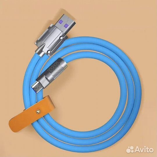 Кабель USB Type-C, 6A, быстрая зарядка 120 W