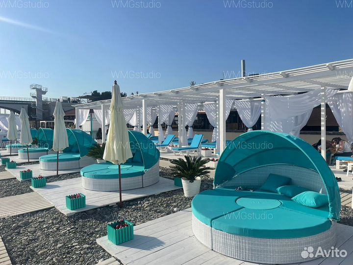 Матрас в беседку, матрас на шезлонг