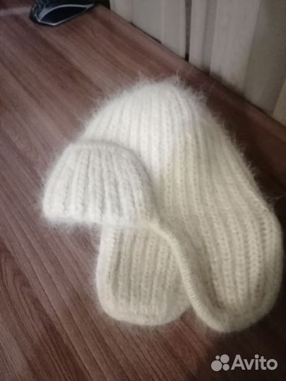 Шапка из пуха норки для девочки