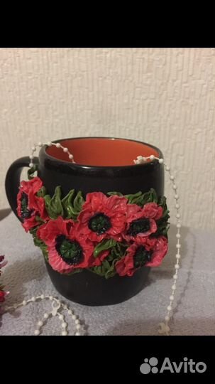 Кружка подарочная с декором