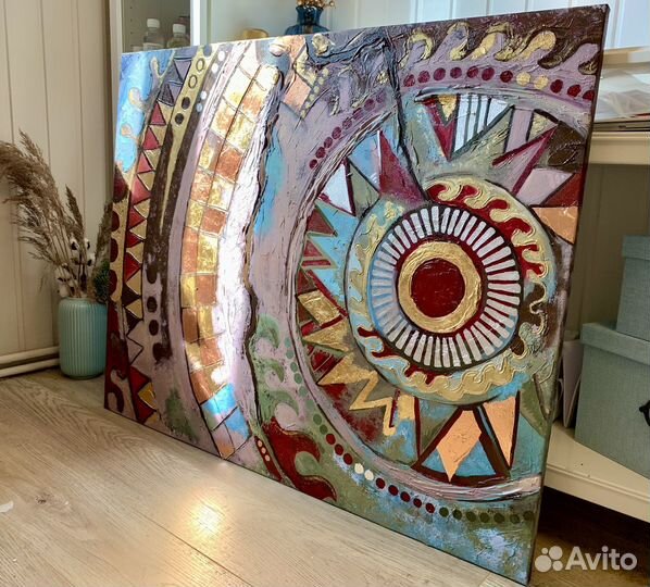 Интерьерная картина на холсте Солнечный артефакт