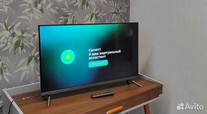 Телевизор sber 43 дюйма, 4k, SMART TV