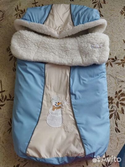 Зимний конверт в коляску