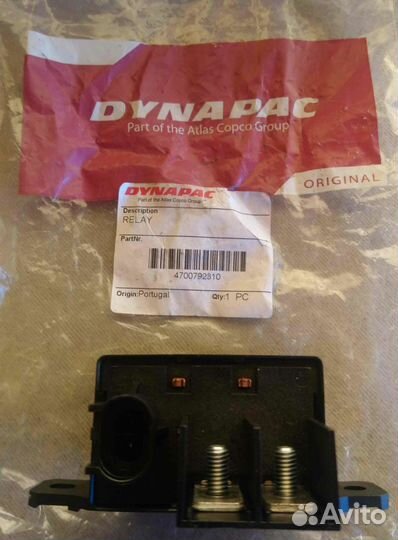 Dynapac блок реле