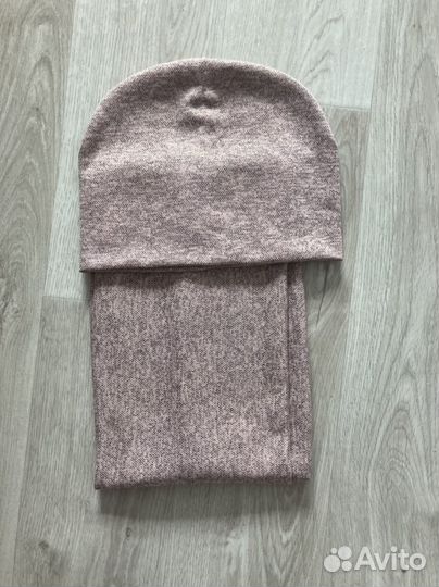 Снуд и шапочка трикотаж