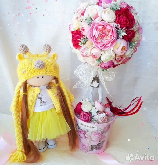 Дерево Счастья. Декоративная композиция. Топиарий