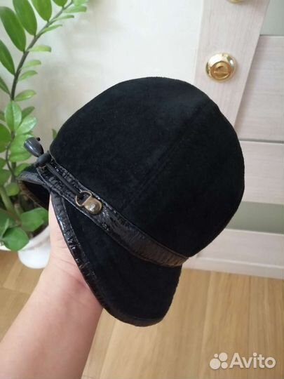 Шапка - Шляпа Замшевая очень тёплая и удобная
