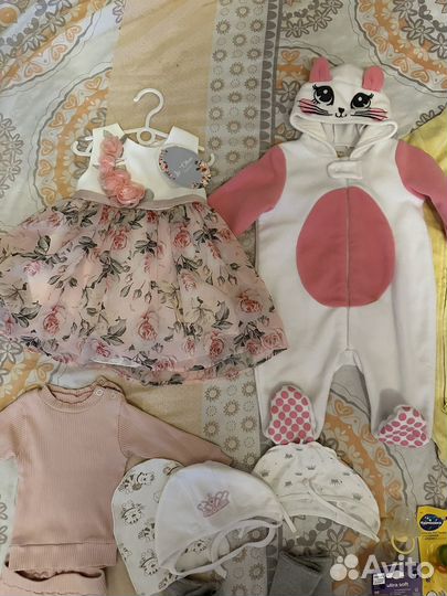 Вещи пакетом на девочку 62 68