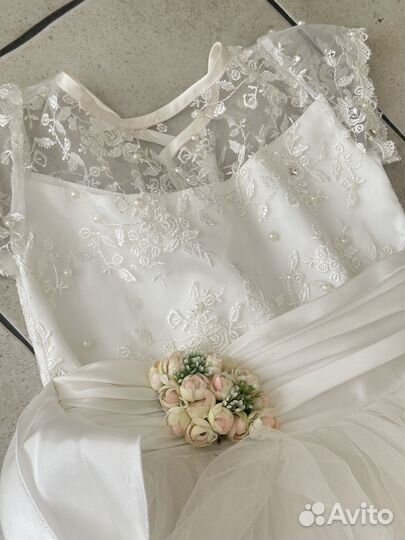 Платье детское праздничное 116